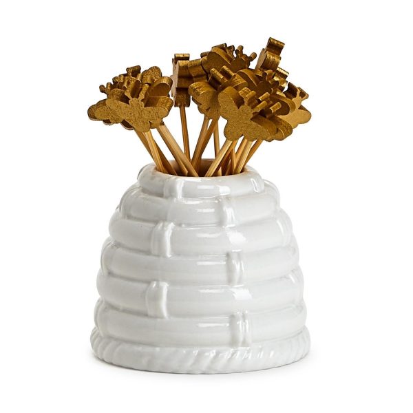 Pick Holder with 20 Picks - Beehive, Bee Picks