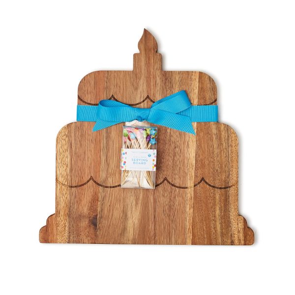 Serving Board - Birthday Cake with 20 Star Picks