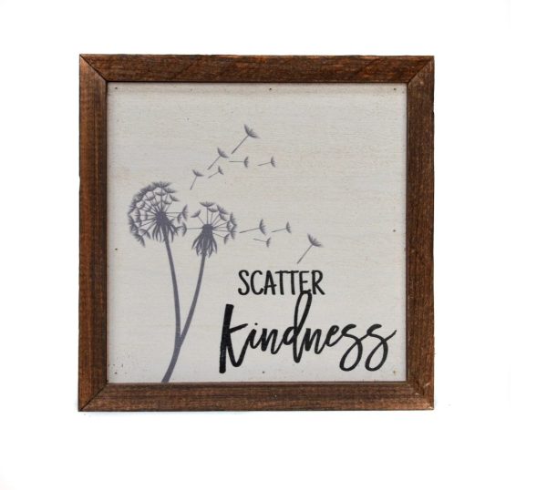 Wall Art Sign - 6x6, Scatter Kindness