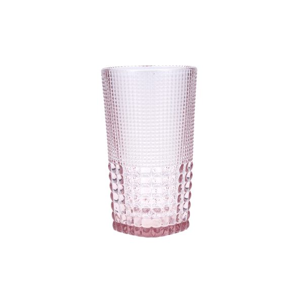 Malcolm Pink Ice Bev Glass