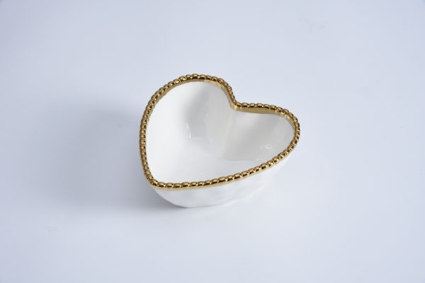 Bowl - Gold, Heart