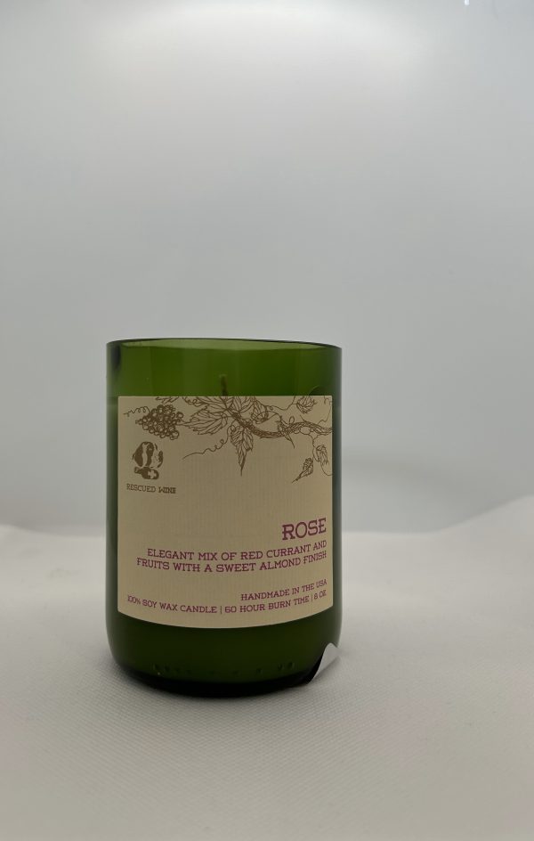 Soy Candle - Balance, Handmade, Scented, ECO, 8 oz, 60 hours, Rose