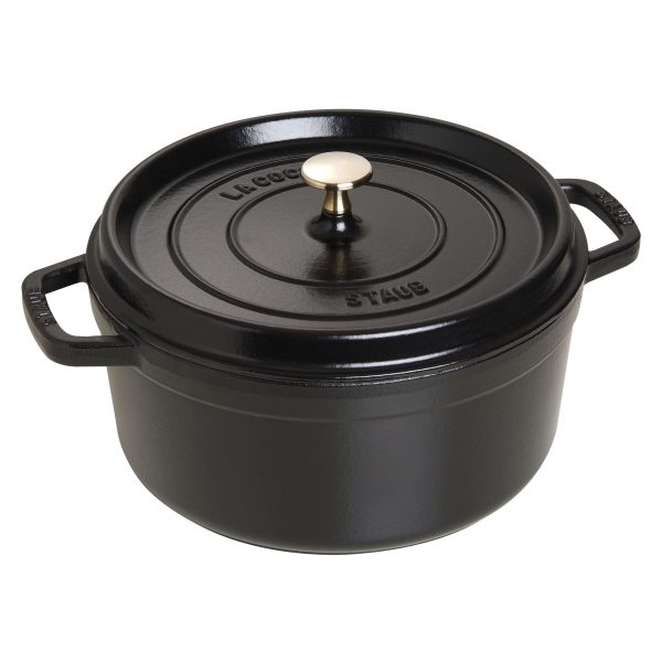 Round Cocottes - 5.5 Qt Black Matte