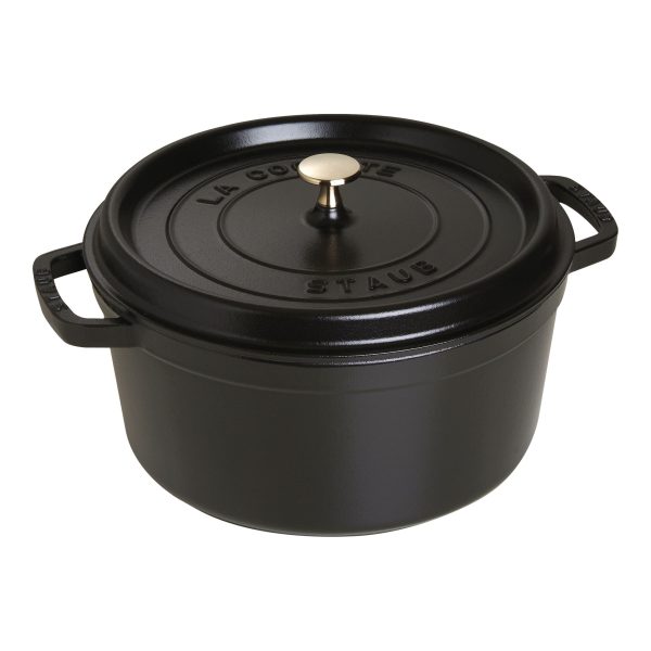 Round Cocottes - 7.0 Qt Black Matte