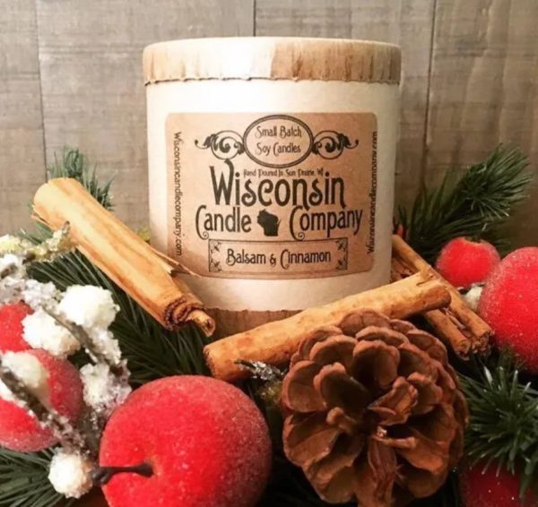 Candle - 10 oz. Glass Tumbler, Balsam & Cinnamon