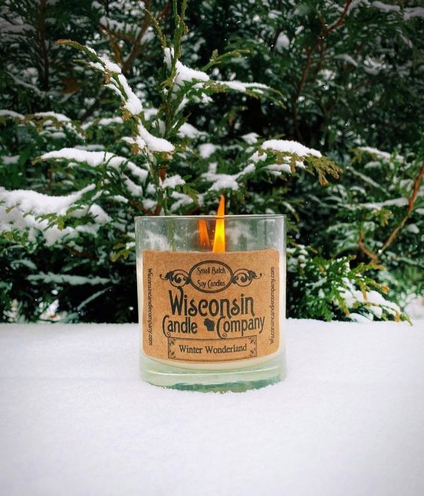 Candle - 10 oz. Glass Tumbler,  Winter Wonderland