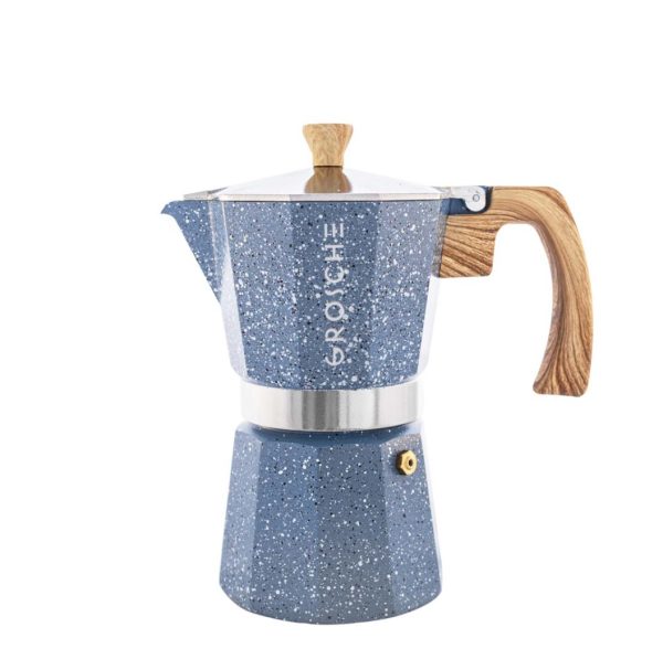 Stove Top Espresso - Stone Blue, 6 Cup