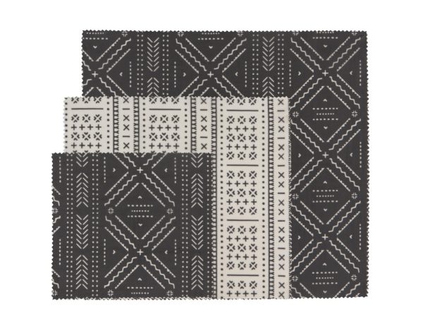 Beeswax Wrap - Onyx, Set of 3