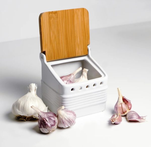 Stoneware Garlic Keeper