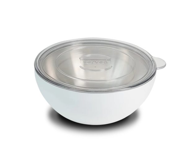 Large Serving Bowl - White Icing, 2.5 Q