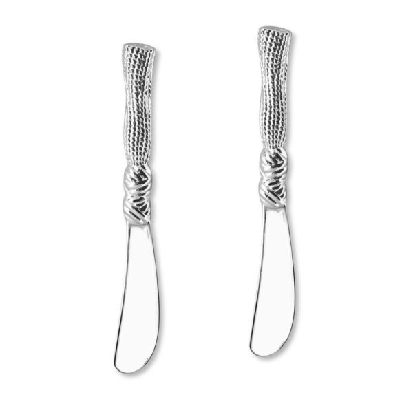 Cheese Spreader - Tassel, Zinc, Set of 2