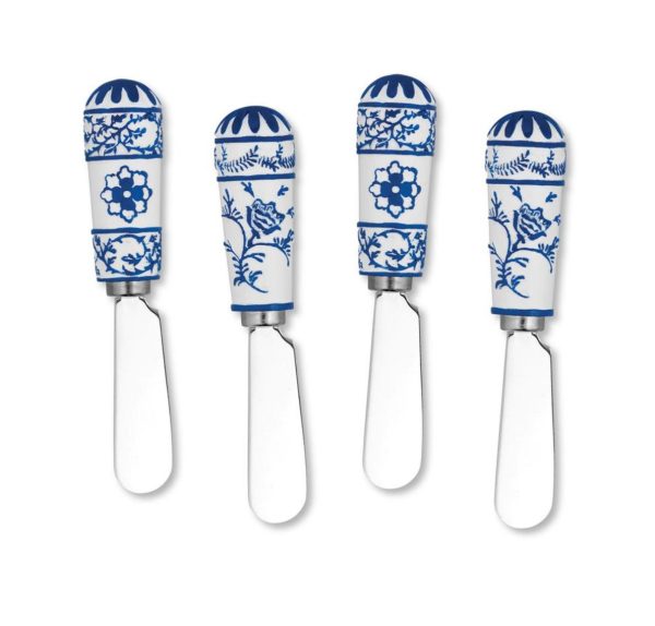 Cheese Spreader - Global Garden, Polyresin, Set of 4