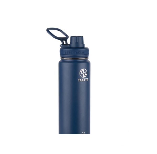 Actives Water Bottle with Spout- Midnight, 24 Ounce