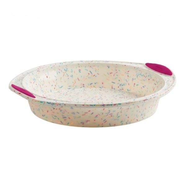 Round Cake Pan - Silicone, Confetti