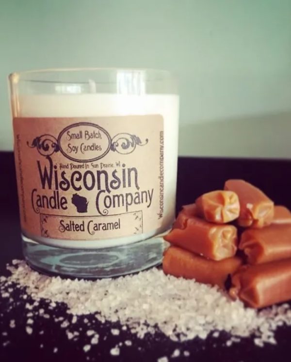 Candle - 10 oz.  Glass Tumbler, Spiced Caramel