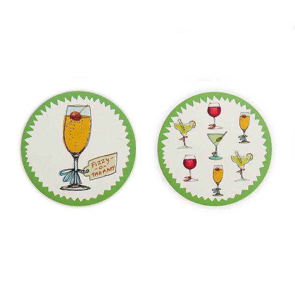 Paper Coasters in Gift Box - In Good Spirits, Heavyweight, Set of 24 - Image 6