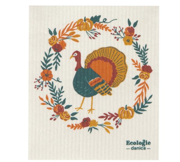 Swedish Dishcloth- Harvest Turkey