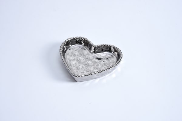 Dish - Mini, Heart, Silver